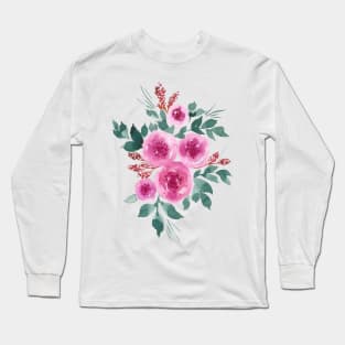 Pink peonies Long Sleeve T-Shirt